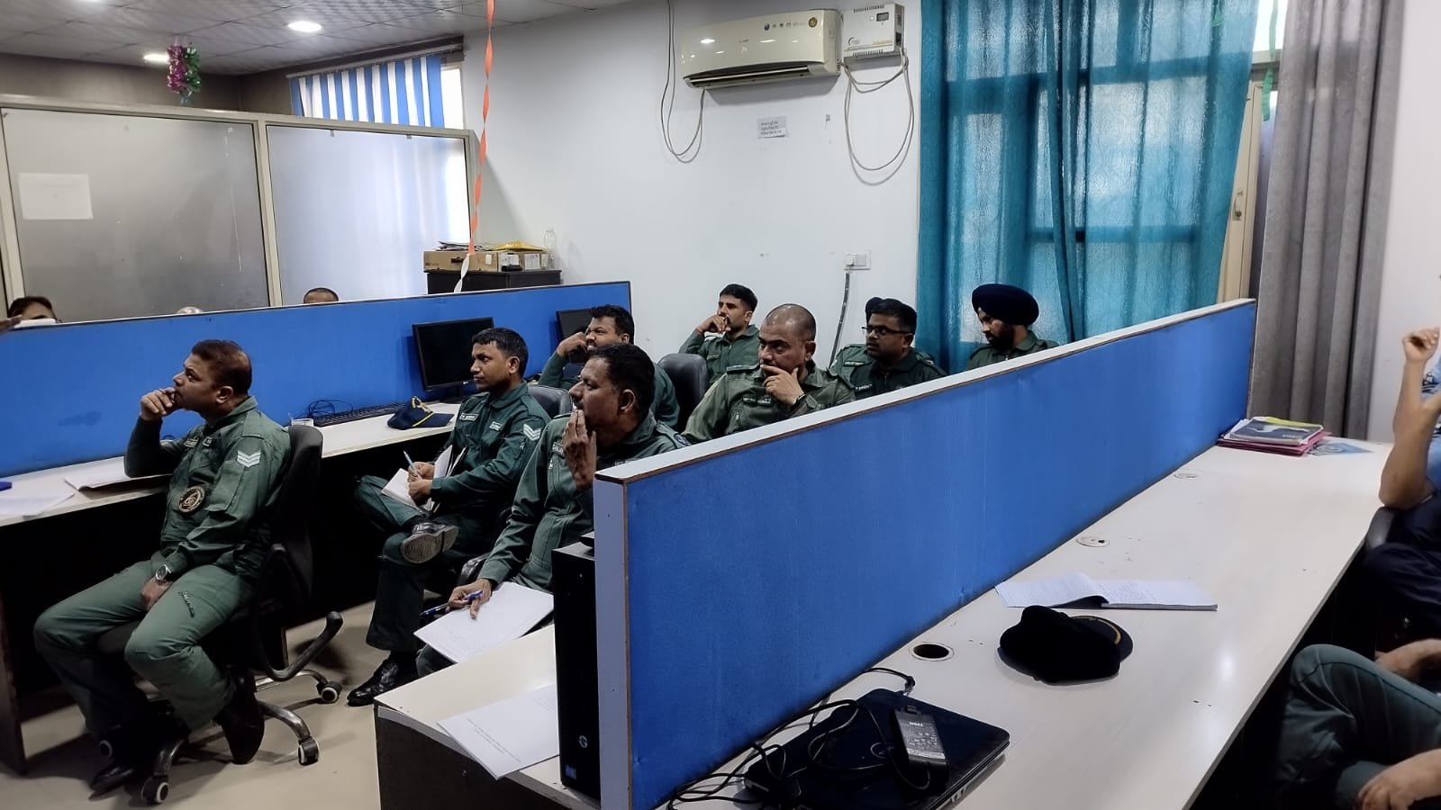 Technical theory lecture for Indian Air Force batch at SKYSYS
