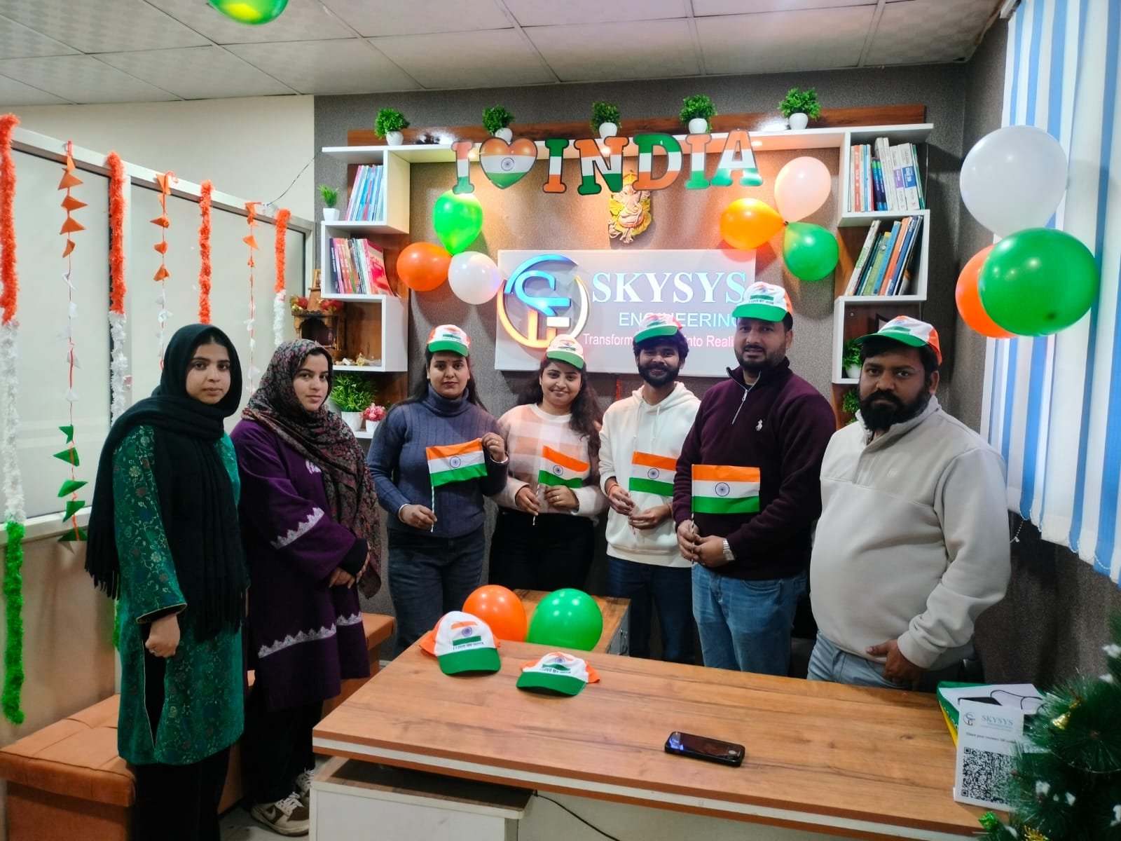 Republic Day celebration at SKYSYS Engineering campus